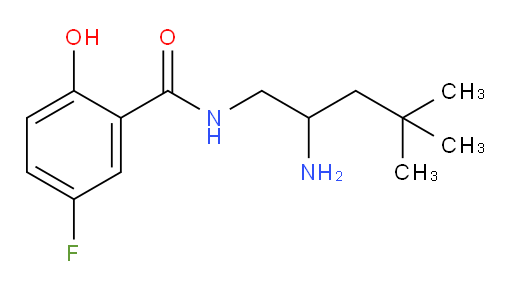 N-(2-amino-4,4-dimethylpentyl)-5-fluoro-2-hydroxybenzamide