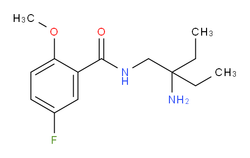 N-(2-amino-2-ethylbutyl)-5-fluoro-2-methoxybenzamide