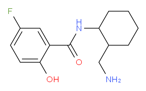 N-(2-(aminomethyl)cyclohexyl)-5-fluoro-2-hydroxybenzamide
