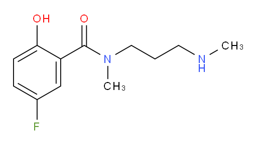 5-fluoro-2-hydroxy-N-methyl-N-(3-(methylamino)propyl)benzamide