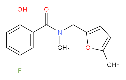 5-fluoro-2-hydroxy-N-methyl-N-((5-methylfuran-2-yl)methyl)benzamide