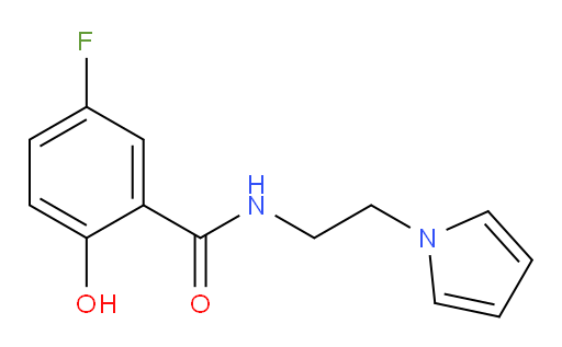 N-(2-(1H-pyrrol-1-yl)ethyl)-5-fluoro-2-hydroxybenzamide