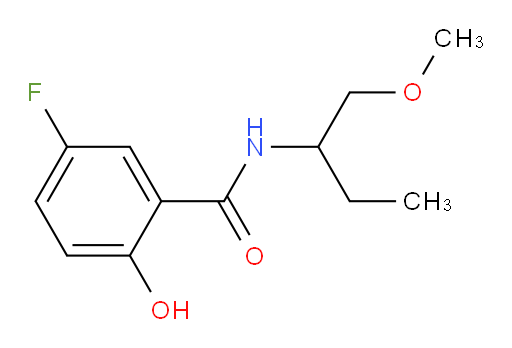 5-fluoro-2-hydroxy-N-(1-methoxybutan-2-yl)benzamide