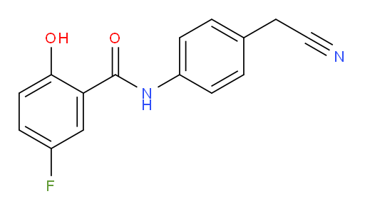 N-(4-(cyanomethyl)phenyl)-5-fluoro-2-hydroxybenzamide