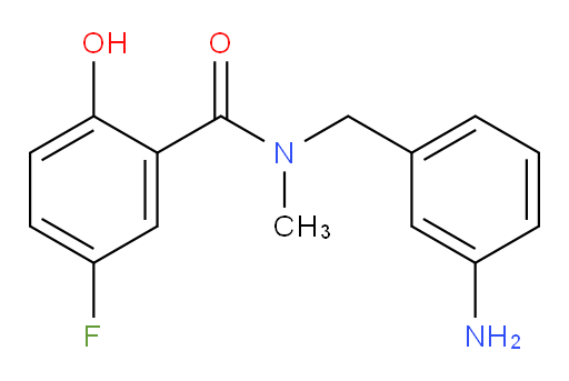 N-(3-aminobenzyl)-5-fluoro-2-hydroxy-N-methylbenzamide