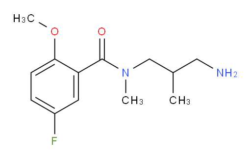 N-(3-amino-2-methylpropyl)-5-fluoro-2-methoxy-N-methylbenzamide
