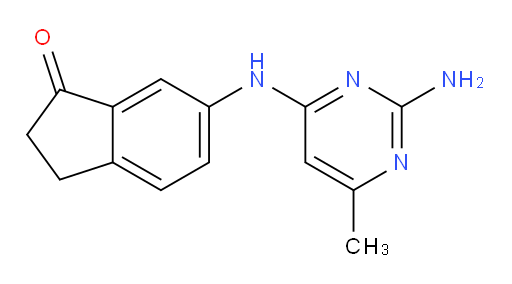 6-((2-amino-6-methylpyrimidin-4-yl)amino)-2,3-dihydro-1H-inden-1-one