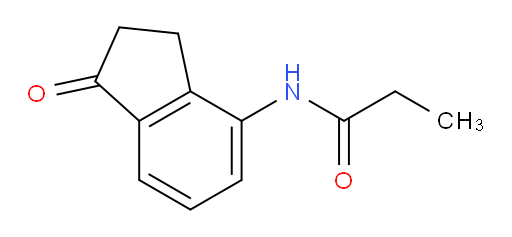 N-(1-oxo-2,3-dihydro-1H-inden-4-yl)propionamide