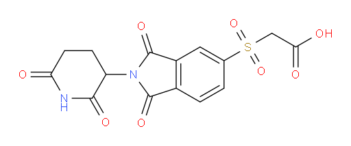 2-((2-(2,6-dioxopiperidin-3-yl)-1,3-dioxoisoindolin-5-yl)sulfonyl)acetic acid