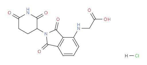 2-((2-(2,6-dioxopiperidin-3-yl)-1,3-dioxoisoindolin-4-yl)amino)acetic acid hydrochloride