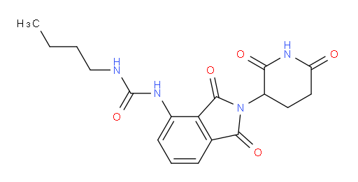 1-butyl-3-(2-(2,6-dioxopiperidin-3-yl)-1,3-dioxoisoindolin-4-yl)urea