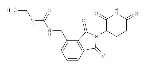 1-((2-(2,6-dioxopiperidin-3-yl)-1,3-dioxoisoindolin-4-yl)methyl)-3-ethylthiourea