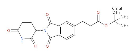 (S)-tert-butyl 3-(2-(2,6-dioxopiperidin-3-yl)-1,3-dioxoisoindolin-5-yl)propanoate