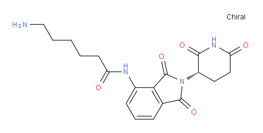 (S)-6-amino-N-(2-(2,6-dioxopiperidin-3-yl)-1,3-dioxoisoindolin-4-yl)hexanamide