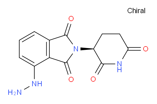(S)-2-(2,6-dioxopiperidin-3-yl)-4-hydrazinylisoindoline-1,3-dione