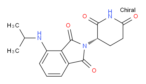 (S)-2-(2,6-dioxopiperidin-3-yl)-4-(isopropylamino)isoindoline-1,3-dione