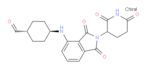 (1r,4r)-4-((2-(2,6-dioxopiperidin-3-yl)-1,3-dioxoisoindolin-4-yl)amino)cyclohexanecarbaldehyde