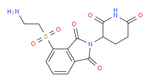 4-((2-aminoethyl)sulfonyl)-2-(2,6-dioxopiperidin-3-yl)isoindoline-1,3-dione