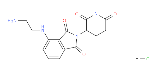 4-((2-aminoethyl)amino)-2-(2,6-dioxopiperidin-3-yl)isoindoline-1,3-dione hydrochloride