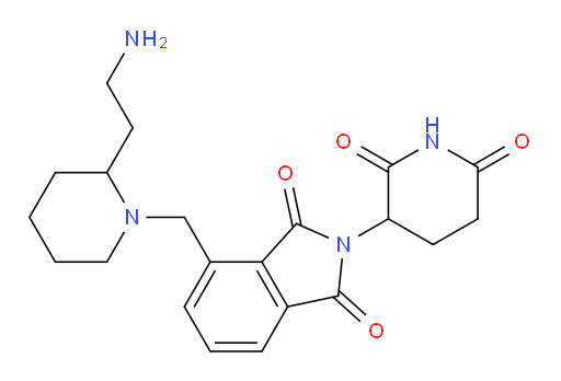 4-((2-(2-aminoethyl)piperidin-1-yl)methyl)-2-(2,6-dioxopiperidin-3-yl)isoindoline-1,3-dione