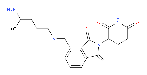 4-(((4-aminopentyl)amino)methyl)-2-(2,6-dioxopiperidin-3-yl)isoindoline-1,3-dione