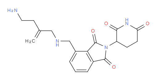 4-(((4-amino-2-methylenebutyl)amino)methyl)-2-(2,6-dioxopiperidin-3-yl)isoindoline-1,3-dione