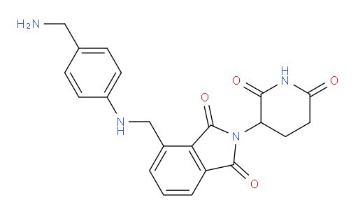 4-(((4-(aminomethyl)phenyl)amino)methyl)-2-(2,6-dioxopiperidin-3-yl)isoindoline-1,3-dione