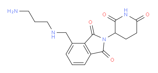 4-(((3-aminopropyl)amino)methyl)-2-(2,6-dioxopiperidin-3-yl)isoindoline-1,3-dione