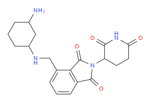 4-(((3-aminocyclohexyl)amino)methyl)-2-(2,6-dioxopiperidin-3-yl)isoindoline-1,3-dione