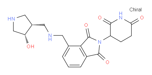 2-(2,6-dioxopiperidin-3-yl)-4-(((((3S,4S)-4-hydroxypyrrolidin-3-yl)methyl)amino)methyl)isoindoline-1,3-dione