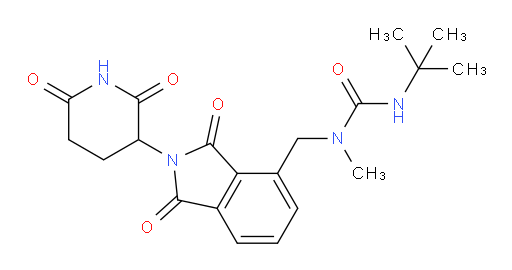 3-(tert-butyl)-1-((2-(2,6-dioxopiperidin-3-yl)-1,3-dioxoisoindolin-4-yl)methyl)-1-methylurea