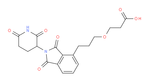 3-(3-(2-(2,6-dioxopiperidin-3-yl)-1,3-dioxoisoindolin-4-yl)propoxy)propanoic acid