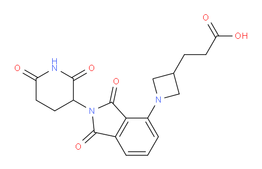 3-(1-(2-(2,6-dioxopiperidin-3-yl)-1,3-dioxoisoindolin-4-yl)azetidin-3-yl)propanoic acid