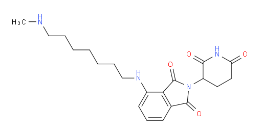 2-(2,6-dioxopiperidin-3-yl)-4-((7-(methylamino)heptyl)amino)isoindoline-1,3-dione