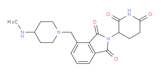 2-(2,6-dioxopiperidin-3-yl)-4-((4-(methylamino)piperidin-1-yl)methyl)isoindoline-1,3-dione