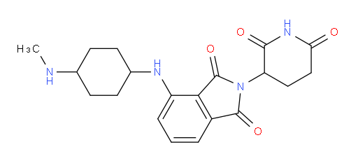 2-(2,6-dioxopiperidin-3-yl)-4-((4-(methylamino)cyclohexyl)amino)isoindoline-1,3-dione