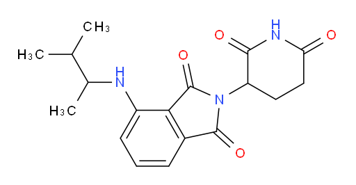 2-(2,6-dioxopiperidin-3-yl)-4-((3-methylbutan-2-yl)amino)isoindoline-1,3-dione