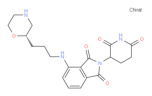 2-(2,6-dioxopiperidin-3-yl)-4-((3-((S)-morpholin-2-yl)propyl)amino)isoindoline-1,3-dione