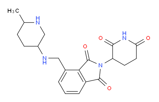 2-(2,6-dioxopiperidin-3-yl)-4-(((6-methylpiperidin-3-yl)amino)methyl)isoindoline-1,3-dione