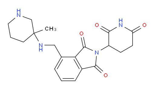 2-(2,6-dioxopiperidin-3-yl)-4-(((3-methylpiperidin-3-yl)amino)methyl)isoindoline-1,3-dione