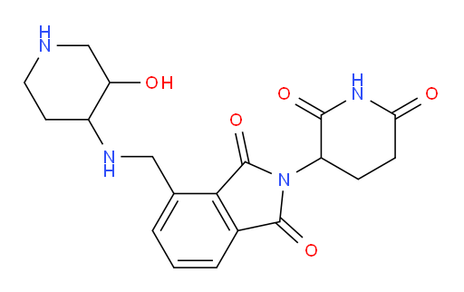 2-(2,6-dioxopiperidin-3-yl)-4-(((3-hydroxypiperidin-4-yl)amino)methyl)isoindoline-1,3-dione