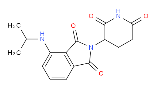 2-(2,6-dioxopiperidin-3-yl)-4-(isopropylamino)isoindoline-1,3-dione