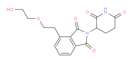 2-(2,6-dioxopiperidin-3-yl)-4-(2-(2-hydroxyethoxy)ethyl)isoindoline-1,3-dione