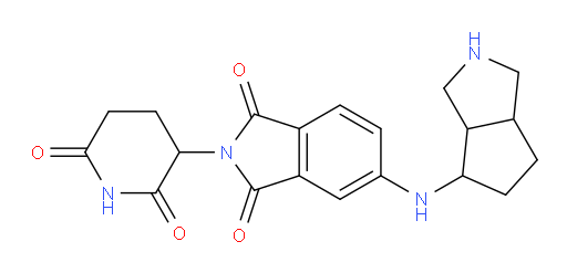 2-(2,6-dioxopiperidin-3-yl)-5-((octahydrocyclopenta[c]pyrrol-4-yl)amino)isoindoline-1,3-dione