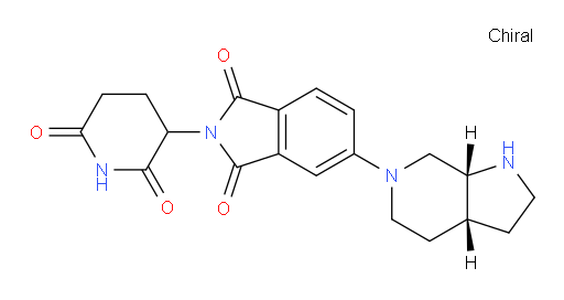2-(2,6-dioxopiperidin-3-yl)-5-((3aR,7aR)-hexahydro-1H-pyrrolo[2,3-c]pyridin-6(2H)-yl)isoindoline-1,3-dione