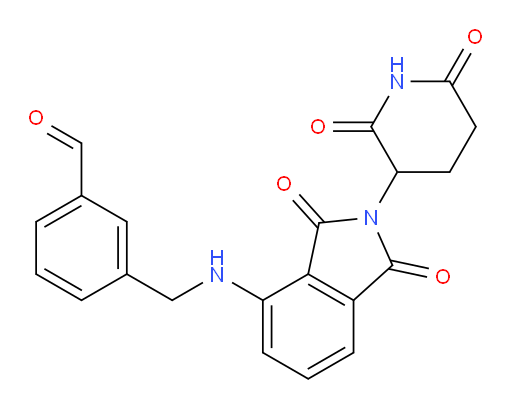 3-(((2-(2,6-dioxopiperidin-3-yl)-1,3-dioxoisoindolin-4-yl)amino)methyl)benzaldehyde