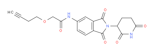 2-(but-3-yn-1-yloxy)-N-(2-(2,6-dioxopiperidin-3-yl)-1,3-dioxoisoindolin-5-yl)acetamide