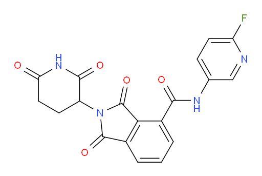 2-(2,6-dioxopiperidin-3-yl)-N-(6-fluoropyridin-3-yl)-1,3-dioxoisoindoline-4-carboxamide