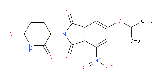2-(2,6-dioxopiperidin-3-yl)-6-isopropoxy-4-nitroisoindoline-1,3-dione