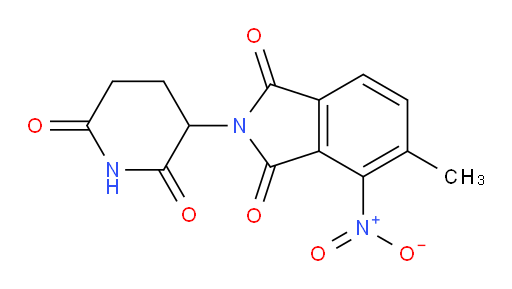 2-(2,6-dioxopiperidin-3-yl)-5-methyl-4-nitroisoindoline-1,3-dione